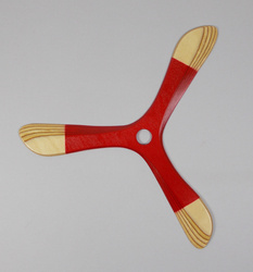 Yeti Czerwony bumerang powracający ze sklejki lotniczej