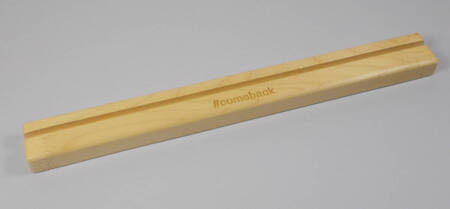 Engraved stand for boomerang Banan Rogal colorless #comeback