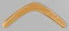 Banan Colorless returning wooden boomerang