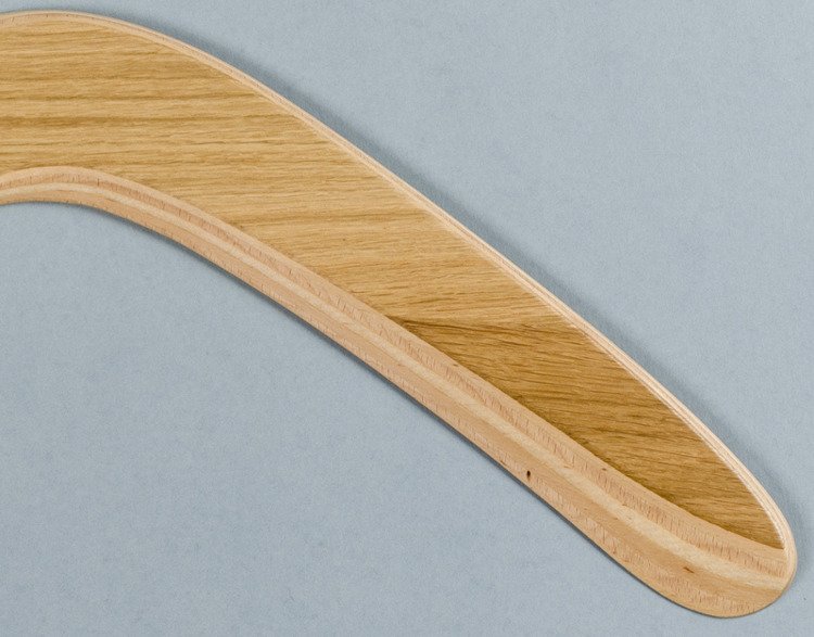 FTVOGUE V-förmiger Bumerang aus hochwertigem Holzmaterial Exquisite Verarbeitung für Hoom
