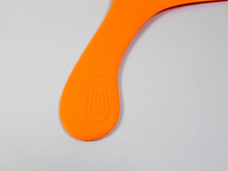 Bumerang Renner Orange – rechtsdrehender Copolymer-Bumerang in der Basisversion
