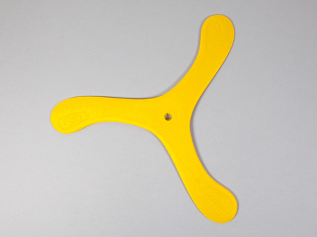 Bumerang Renner Yellow – rechtsdrehender Copolymer-Bumerang in der Basisversion