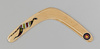 Banan Ethno Kangaroo CLS decorated wooden returning boomerang