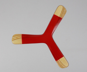 Cicholot Red wooden returning boomerang