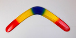 Boomerang Killer Multicolor big and heavy wooden returning boomerang