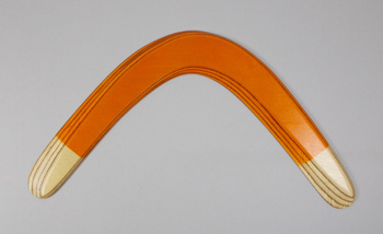 Rogal Orange returning wooden boomerang