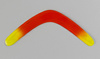 Banan Fluoro Orange returning wooden boomerang