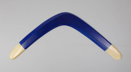 Banan XL Blue wooden Returning Boomerang