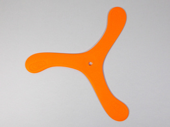 Renner Orange Boomerang – basic version of right-handed copolymer returning boomerang