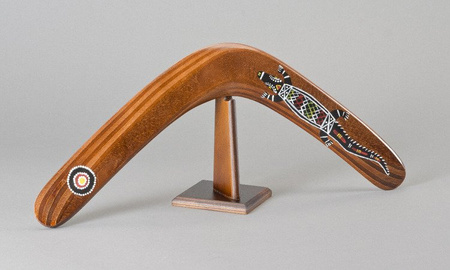 Killer Ethno Crocodile wooden returning boomerang