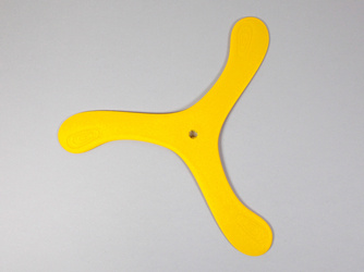 Bumerang Renner Żółty - praworęczny bumerang powracający z kopolimeru w wersji podstawowej